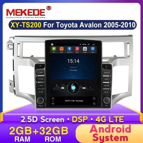 MEKEDE Android 2GB+32GB car radio GPS Navigation for Toyota Avalon 2006 2007 2008 2009 2010 with dsp 4G LTE 2.5D audio stereo