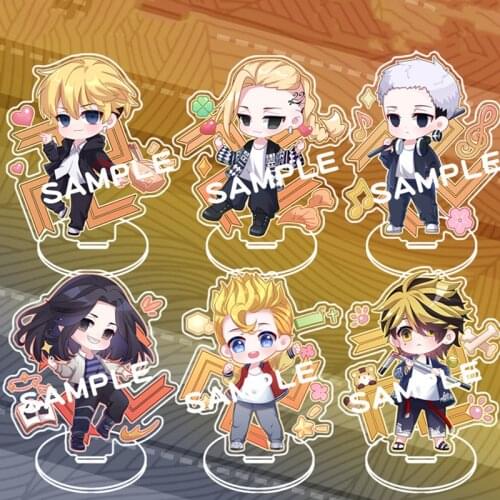 Tokyo Revengers New Figure Manjiro Ken Takemichi Hinata Atsushi Acrylic Stand Model Plate Desk Decor Standing Sign Anime Gifts