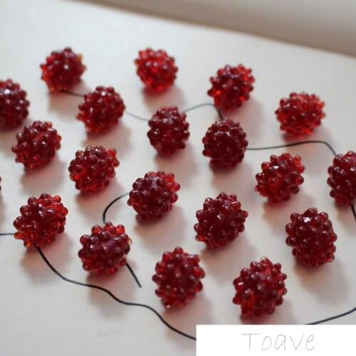 Camisole Raspberry Straight Hole DIY Ear Stud Bracelets Material Accessories
