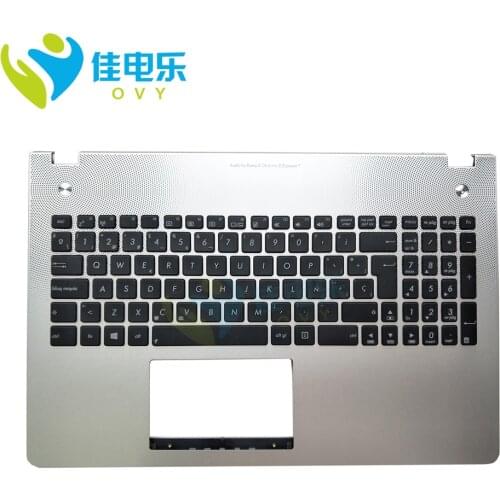 N56 Laptop Keyboard for Asus n56v n56vv n56vb n56vz N56JR n56vm spain SP backlit Palmrest Top case 90NB06D5-R31SP0