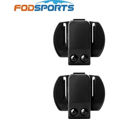 2 pcs Fodsports V6 V4 Helmet Headset Clip Motorcycle helmet intercom Clip Motorcycle Bluetooth Intercom Bracket Accessories