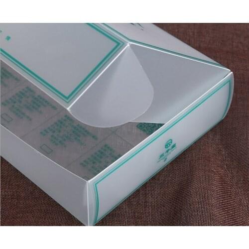 Colorful Printing PVC Plastic packaging box Custom small folding transparent clear pvc pet plastic gift packaging box ---PX20203