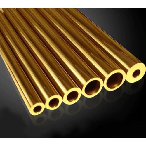 2pieces Brass Tube 100mm Brass Pipe for DIY Knife Handle Rivet Diameter 2mm,3mm,4mm,5mm,6mm,8mm,10mm Hand Tool Part