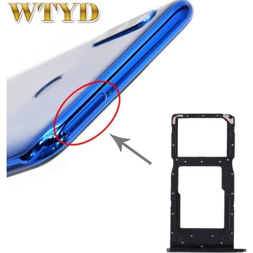 SIM Card Tray + SIM Card Tray / Micro SD Card Tray for Huawei Honor 20i Card Slot Flex Cable for Huawei Replacement Part