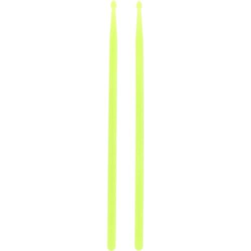Finest 2x 5A Polyester Fiber Luminous Drum Sticks Glow In The Dark for Drum Player 41.2 x 1.4cm