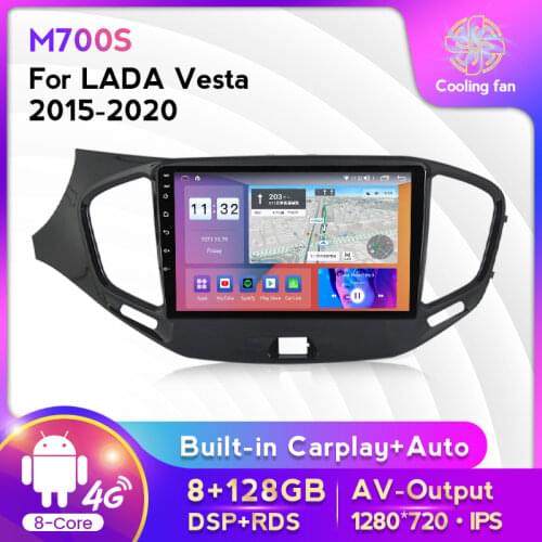 MEKEDE Octa core Android 11 for LADA Vesta Cross Sport 2016 2017 2018 2019 1280x720 HD Car radio gps navigation Carplay+Auto