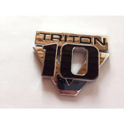 New chrome V10 TRITON EMBLEM