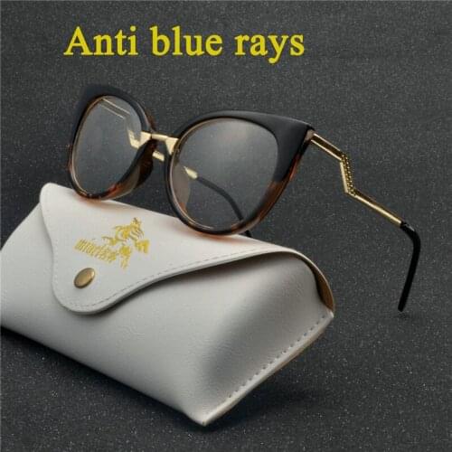 Retro Alloy Eyewear Frames Computer Glasses Women Men Anti Blue Light Lens Glasses Vintage Round Eye Glasses NX