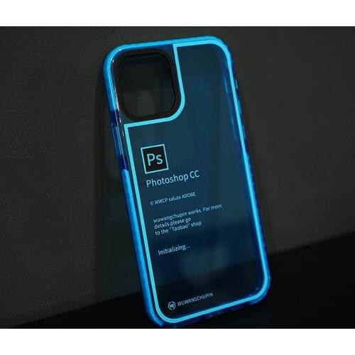 Original Design for IPhone 12mini 12pro Max DIY PS Blue Mobile Phone Case 11pro Xs Max Xr Anti-drop 7 8Plus Loved By Retoucher