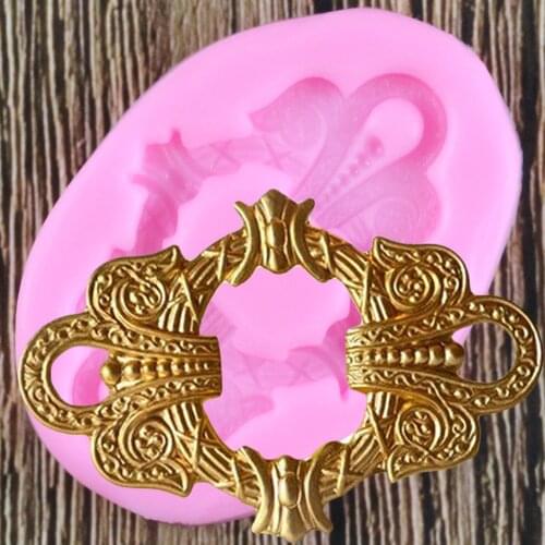 DIY Belt Buckle Silicone Mold Fondant Cake Decorating Tools Cake Chocolate Candy Gumpaste Cupcake Baking Moulds