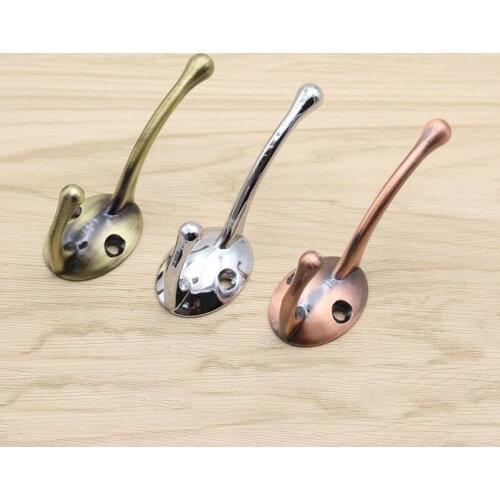 High low hook metal clothes hook wall hook clothes hook zinc alloy coat hook coat hook