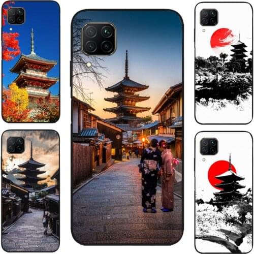 Japanese Temple Kyoto Case For Huawei P30 Pro Mate 20 Lite P20 P40 Nova 5T P Smart 2019 Honor 8A 8X 9X 10i
