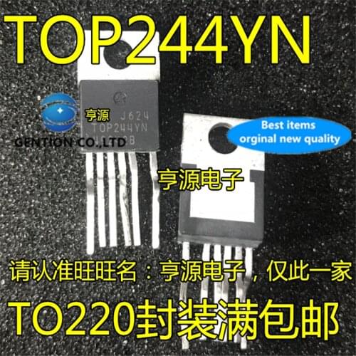 10Pcs TOP244YN TO-220-6 in stock 100% new and original