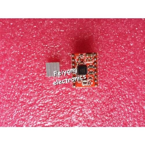 100pcs/lot Reprap Stepper Driver A4988 Stepper Motor Driver Module XIASONGXIN LIGHT Dropshipping color:red MODU