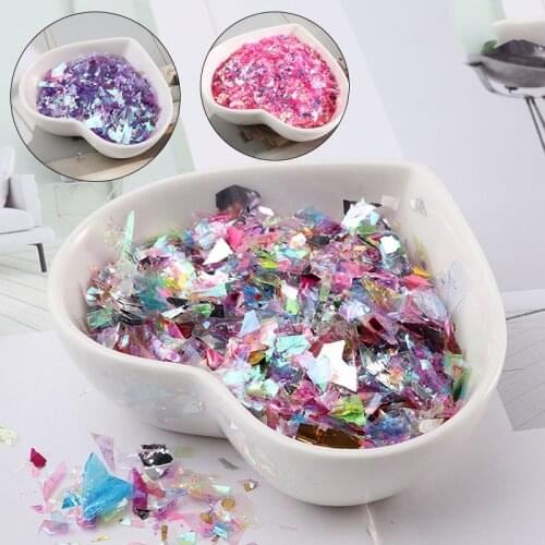 Shell Paper Candy Paper Pieces Cellophane Colorful Pieces DIY Crystal Mud Clothing Accessories Epoxy Handmade Materials