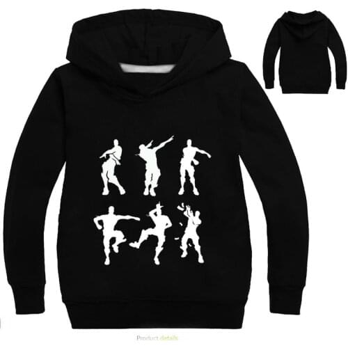 DLF 2-16Y Dabbing Kids Boys Hoodies and Sweatshirts Baby Girls Hoodie Dance Outwear&Coat Teenagers Cartoon Tops Casual Hip Hop