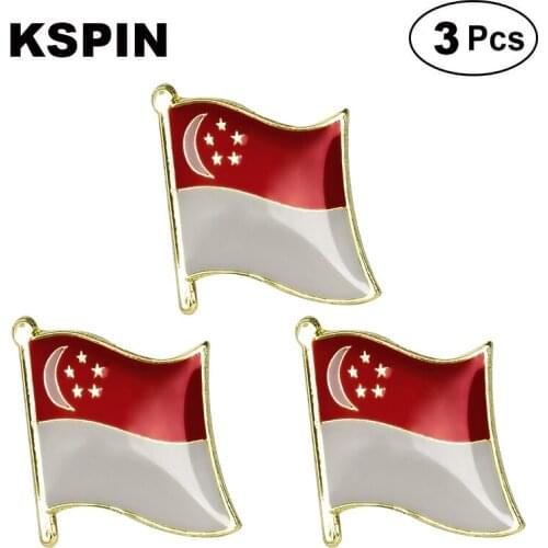 Singapore Lapel Pin Brooches Pins Flag badge Brooch Badges