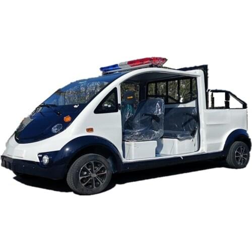 JIUTANG Police Rescue Engineering Pickup Cars Truck Electric Battery Vehicle Camper Pickups