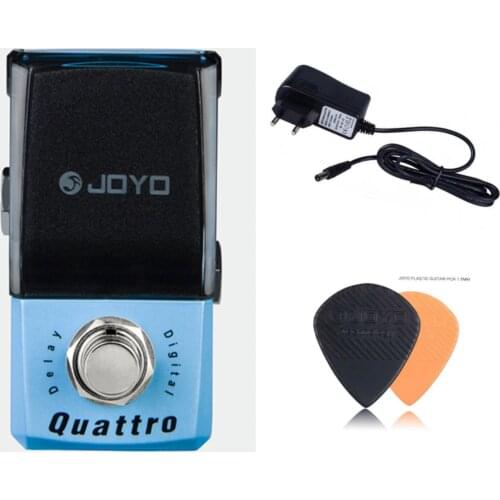JOYO JF-318 Quattro Digital Delay Pedal Guitar Effect Processor Copy Analog Modulation Filtered 4 Modes Effects