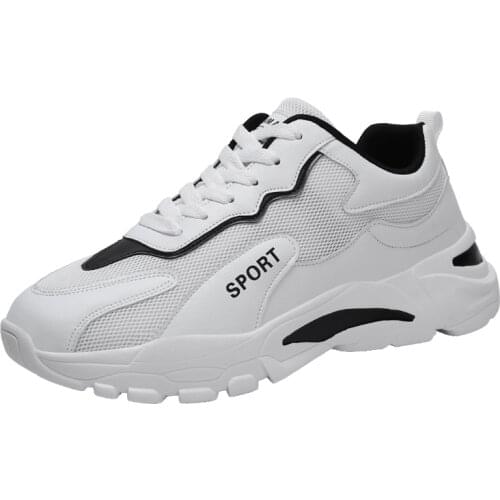 Spring Summer Running Shoes For Men Casual Style Lightweight Mesh Breathable MenS Sneakers Thick Bottom Wear Resistance