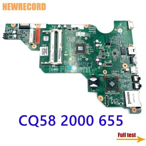 NEWRECORD 688303-501 688303-001 010172W00-600-G For HP Compaq CQ58 2000 655 Laptop Motherboard UMA DDR3 MAIN BOARD full test