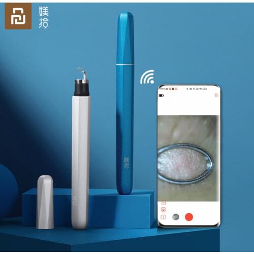 Xiaomi Meishi Smart Visible Pore Cleaner Machine Blackhead Remover Facial Cleansing Beauty Skin Care Smart APP Real-Time View