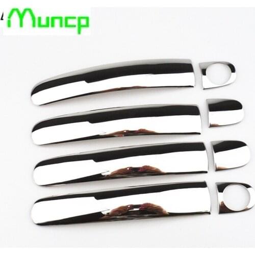 High Quality Stainless steel trim Door handle cover For Volkswagen VW 2012 2013 Jetta MK6 POLO Tiguan Skoda Rapid Yeti Car Styli