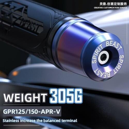 SPIRIT BEAST Motorcycle Grip Bar End Weight for Aprilia GPR125 GPR150 APR150-V Triumph Speed Triple R Scrambler Street Triple