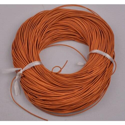 Primary color 100M 1mm 1.5mm 2mm 3mm Round Genuine Cow Leather Cord DIY Necklace Bracelet Rope String Jewelry Making Supplies