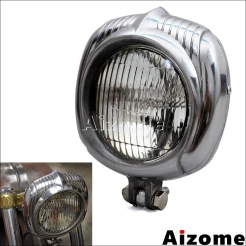 Motorcycle Old School Retro Headlamp Electroline Headlight For Harley Sportster Dyna Touring Luz Bobber Vintage Headlight
