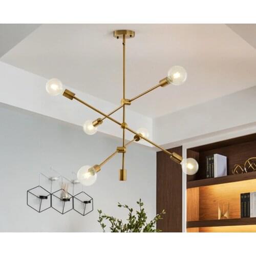 Modern Nordic E27 Iron Pendant lamp Pendant Light Hanging Light for living room Bedroom Hotel Project