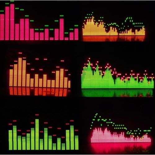 Music spectrum display screen light frequency spectrum V3 ultimate finished six mode software filter MS3264