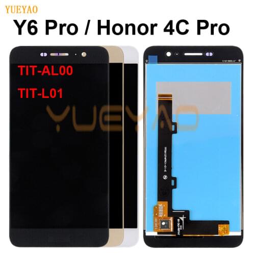 For Huawei Honor 4C Pro LCD Display With Touch Panel Screen Digitizer Assembly For Huawei Y6 Pro LCD TIT-AL00 TIT-L01 LCD