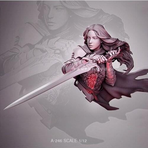 1/10 Resin bust model kits figure colorless and self-assembled A-246