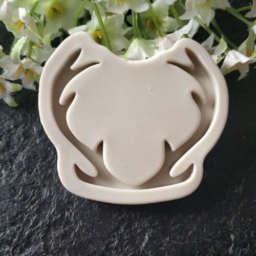 Luyou 1pcs Elk Horn Silicone Mold DIY Fondant Mould Cake Decorating Tools Cake Molds, Sugarcraft, Kitchen Accessories FM1644