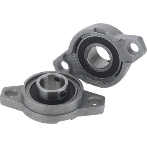 2pc Bore Ball Bearing Pillow Block Mounted Support KFL08 KFL000 KFL001 KFL002 KFL003 KFL004 KFL005 KFL006 Zinc Alloy Dia 8-30mm