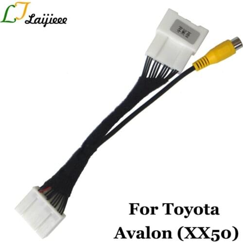 30 Pin Interface Adapter Cable For Toyota Avalon XX50 2019 2020 To Now / RCA Input Rear Reverse Camera Into Car Original Srceen