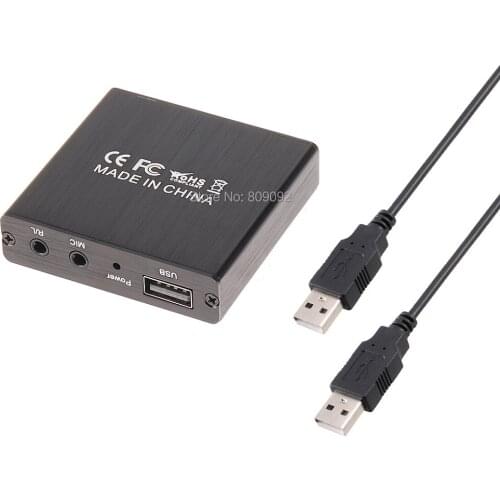 4K HDMI Video Capture Card 1080p Game Capture Card with HDMI Out USB 2.0 Recorder Box Device for Live Streaming Video Recording