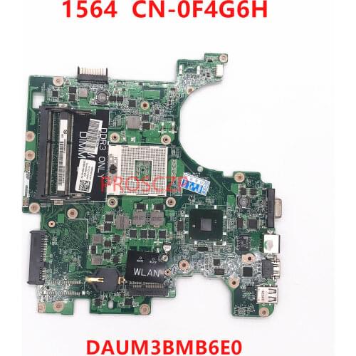 For DELL 1564 Laptop Motherboard DAUM3BMB6E0 CN-0F4G6H 0F4G6H F4G6H With HM55 100% working well