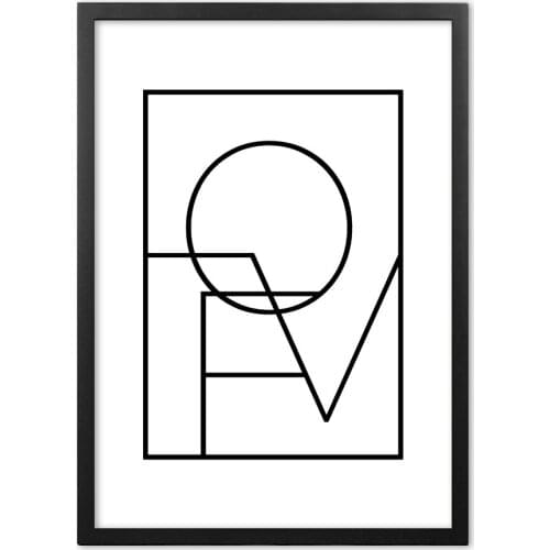 Quotes Love Wall Art Paper Painting Nordic Posters And Prints Wall Pictures For Living Room Decor