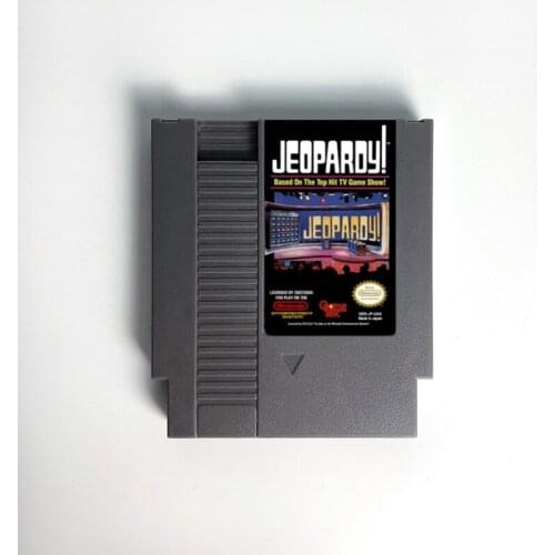 Jeopardy - Game Cartridge For NES Console 72 Pins 8bit