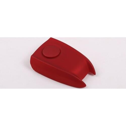 Red ABS Plastic Key Shell Cover Trim For Alfa Romeo Giulia Stelvio 2017 2018 2019 2020 Car Accessories