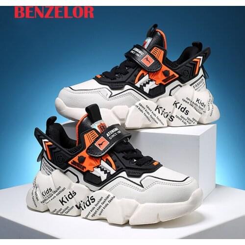 BENZELOR Fashion Graffiti Boys Sneakers Kids Shoes For Girls Young Children Comfortable Breathable Little Boy Casual Chaussures