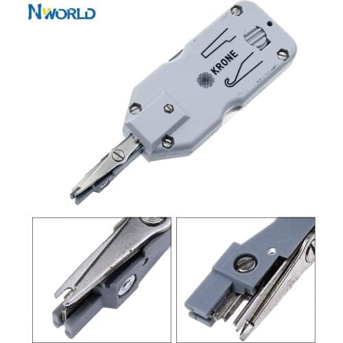 Hot Sell KRONE Punch Down Tool Kit With Sensor For Ethernet LAN Network Cat5 RJ45 Telecom Phone Wire RJ11 Cable Network Tool