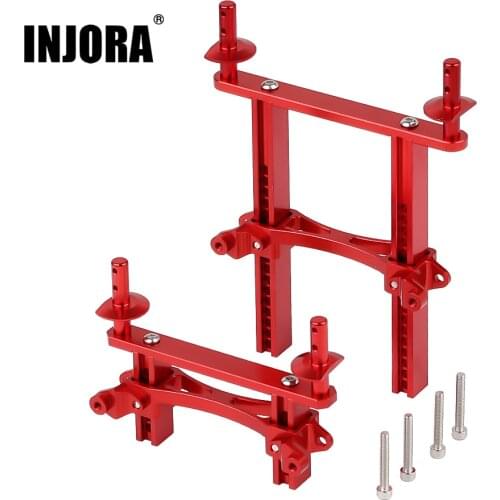 INJORA Metal Front Rear Body Mounts Shell Post for 1/10 RC Crawler Car TRAXXAS TRX4 8215 Upgrade Part