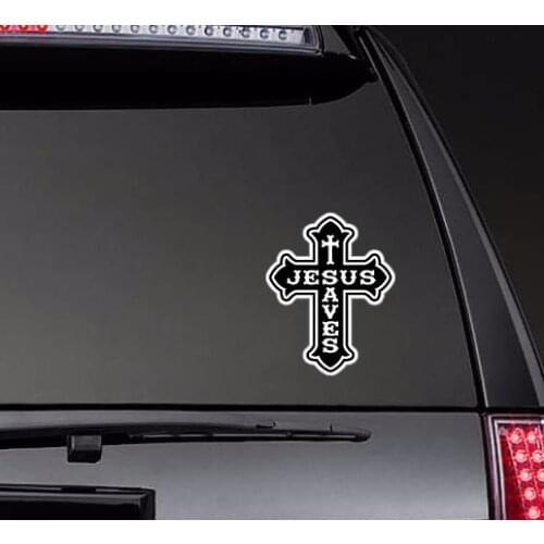 Jesus Saves Car Body Stickers Window Door Decal Waterproof ZP0239