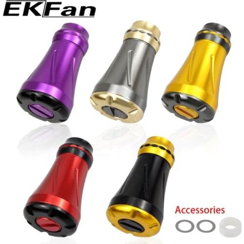 EKFan New Aluminum alloy Fishing Hanlde Knob Fit Shimano Daiwa Spinning Baitcasting Reel Parts