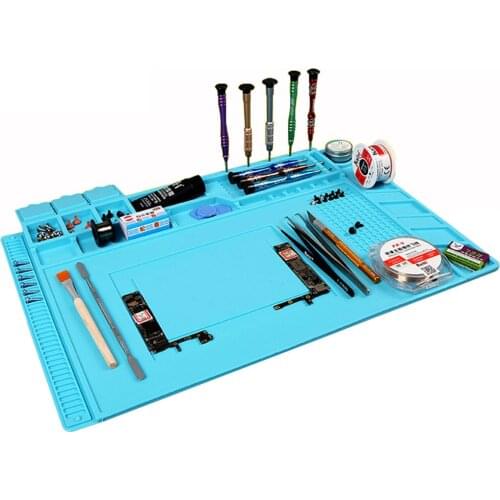 ESD Heat Insulation Working mat Thermal insulation anti-static mat BGA Soldering StationHeat-resistant Phone Computer Repair Mat