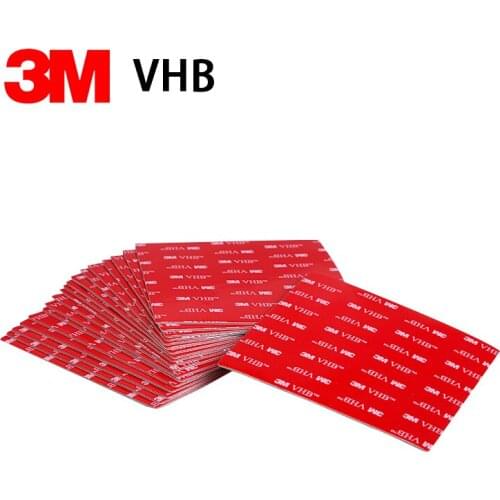 100pcs/lot 3M VHB 5608 Double Sided Adhesive Acrylic Foam Tape Mounting Tape Gray 110mmx110mm 11cmx11cm square Gasket