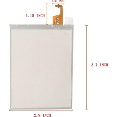 2pcs/lot Touch screen Panel digitizer For Topcon DS101AC For Datalogic Falcon X3+ plus